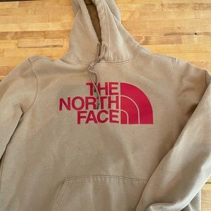 The north face hoodie brown size large